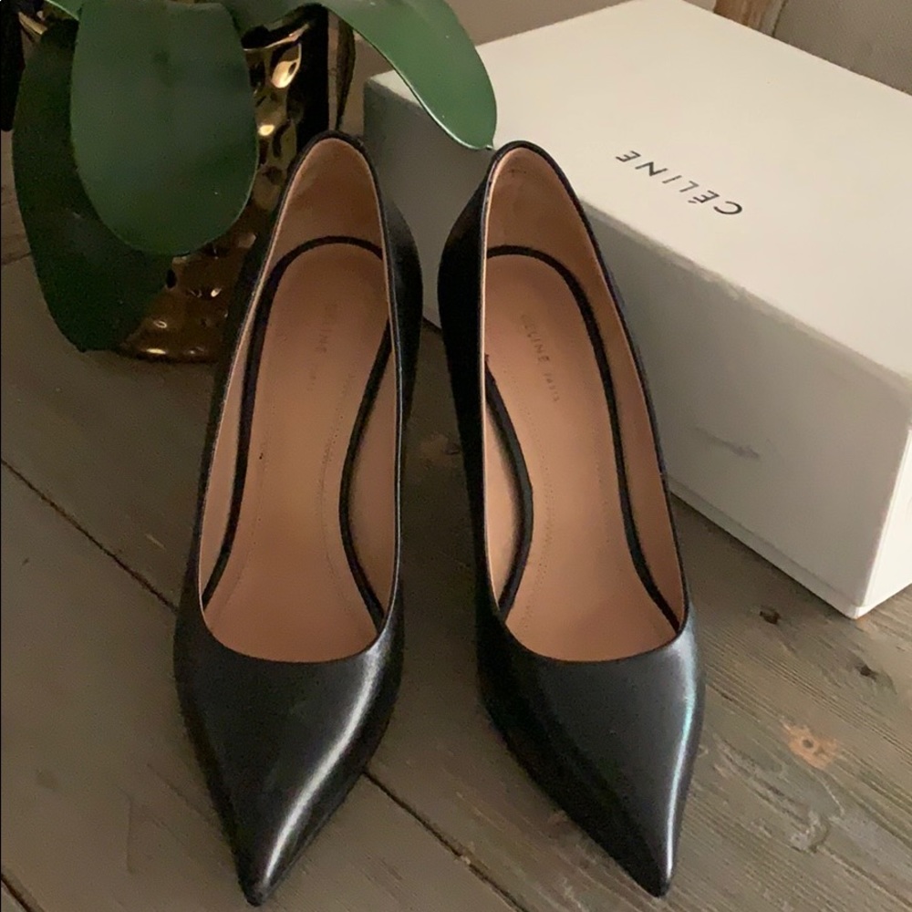 Celine leather pumps